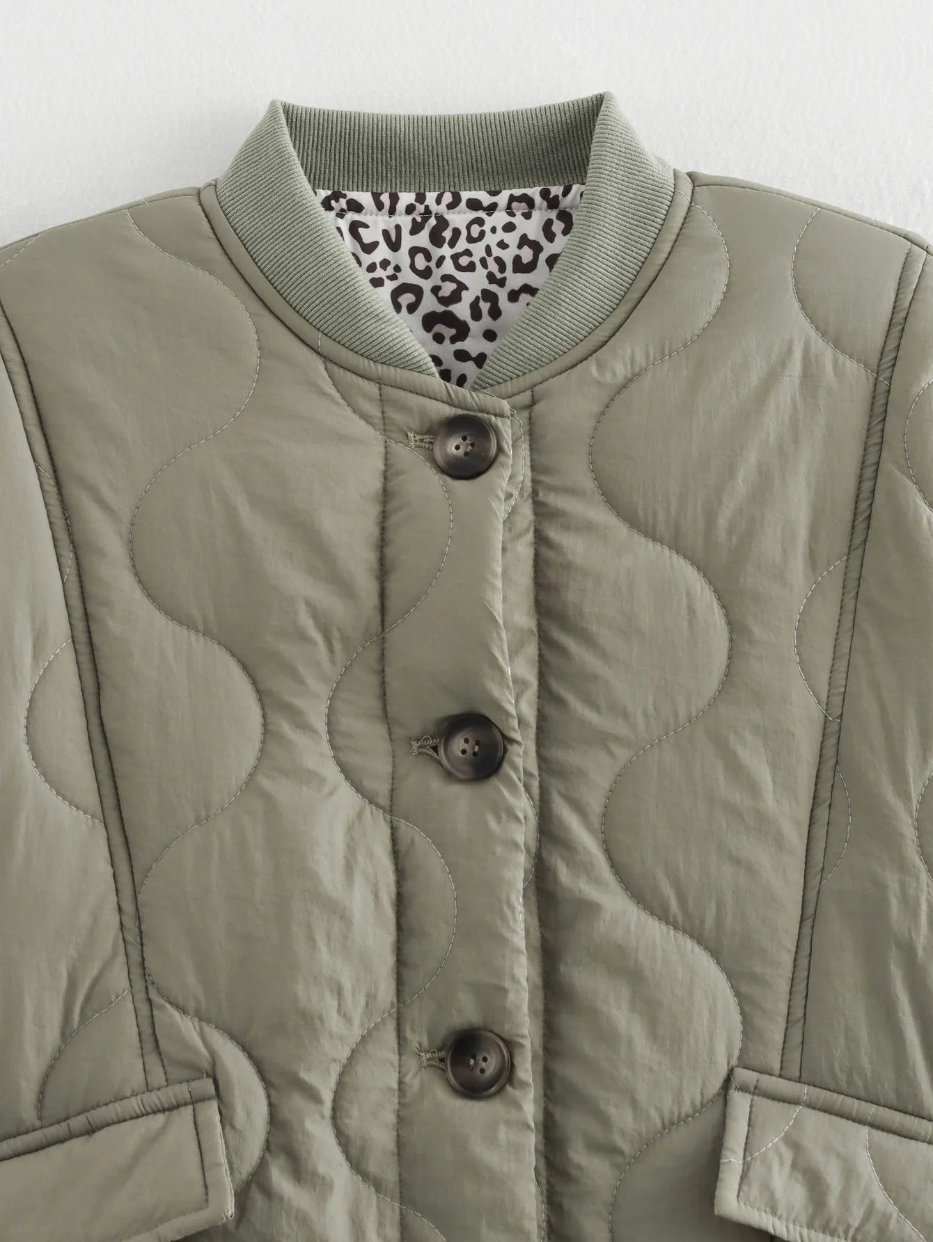Veste imprimé léopard pour femme, à la mode
