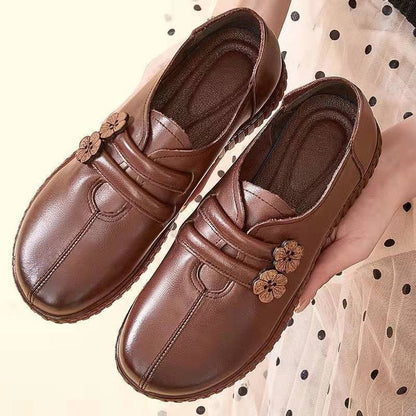 Chaussures en cuir à fond souple