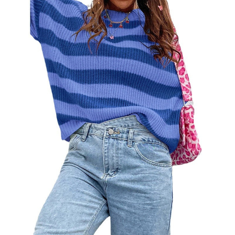 Pull Rayures Enchantées décontracté