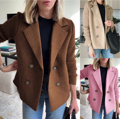 Manteau en laine décontracté