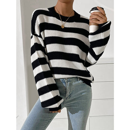 Pull Rayures Enchantées décontracté