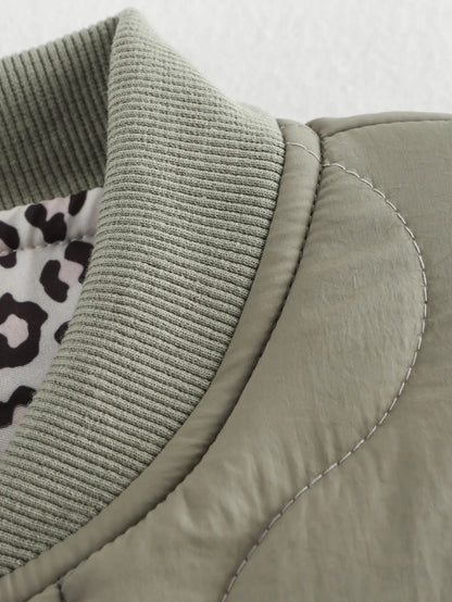 Veste imprimé léopard pour femme, à la mode