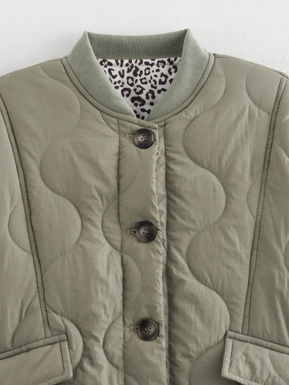Veste imprimé léopard pour femme, à la mode