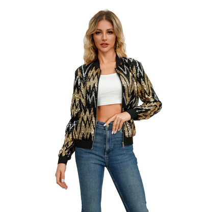 Veste manches longue dorée